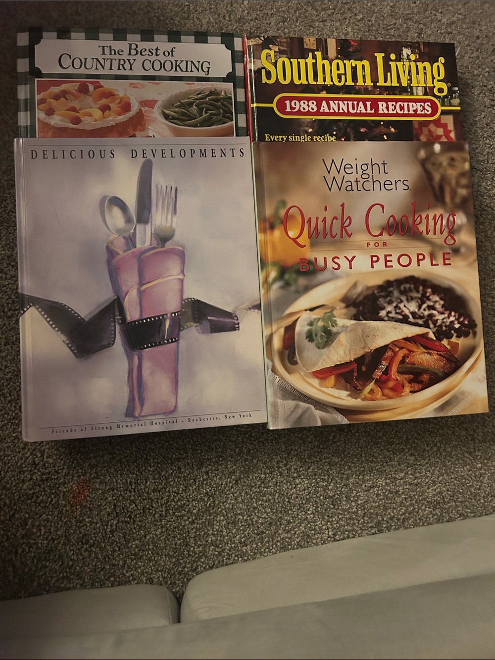 4 Hardcovered Cookbooks